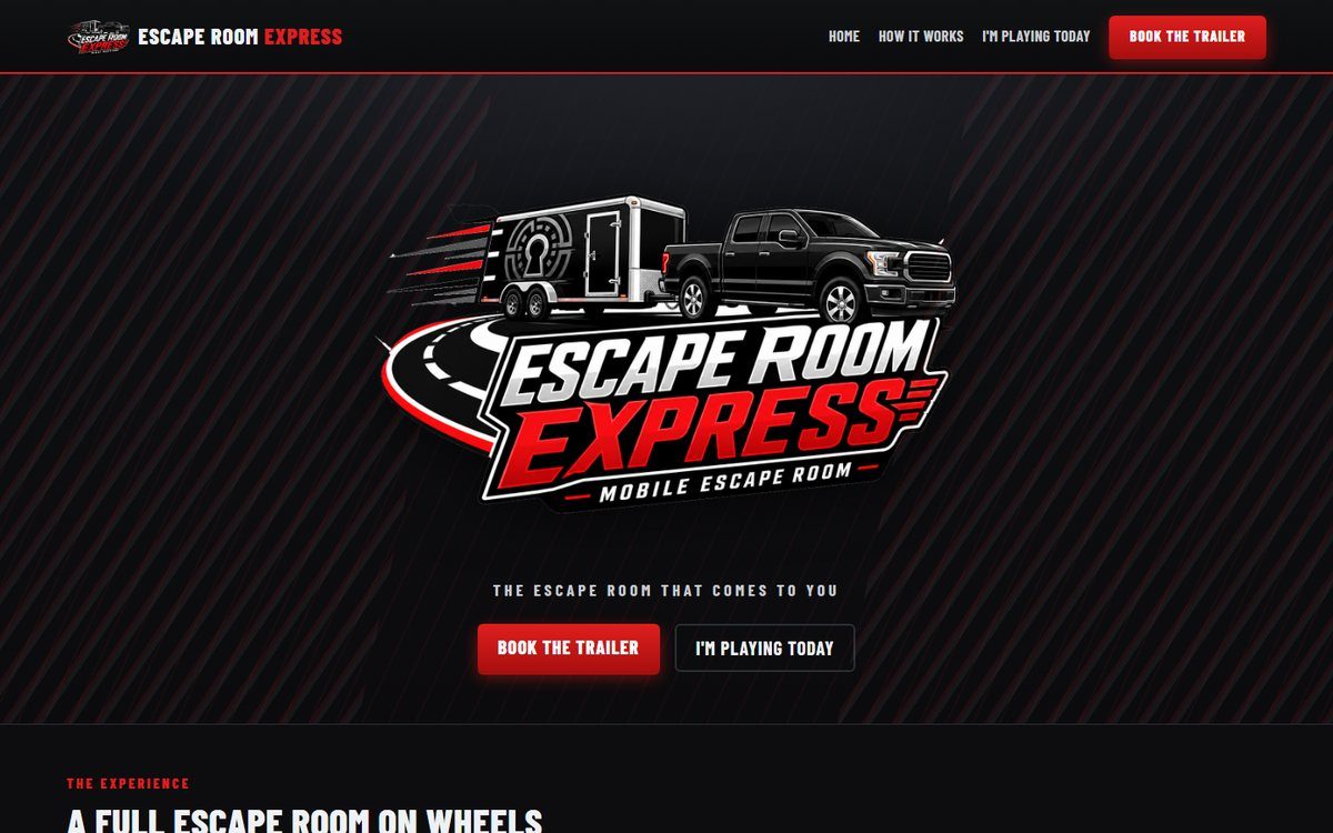 Escape Room Express homepage
